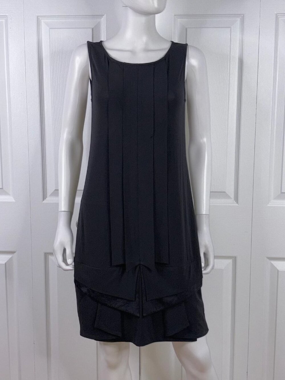 DIDIER PARAKIAN women's SILK sleeveless dress small
